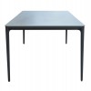 ΤΡΑΠΕΖΙ ΤΡΑΠΕΖΑΡΙΑΣ STAD HM6558.01 ΓΚΡΙ ΑΛΟΥΜΙΝΙΟ & SINTERED STONE TOP 220x100x75Υεκ