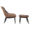 ΠΟΛΥΘΡΟΝΑ LOUNGE ΜΕ ΥΠΟΠΟΔΙΟ REMVAZZO HM6561.01 ΑΛΟΥΜΙΝΙΟ ΓΚΡΙ--WICKER 89x94x98Υεκ