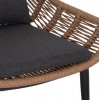 ΠΟΛΥΘΡΟΝΑ LOUNGE ΜΕ ΥΠΟΠΟΔΙΟ REMVAZZO HM6561.01 ΑΛΟΥΜΙΝΙΟ ΓΚΡΙ--WICKER 89x94x98Υεκ