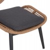 ΠΟΛΥΘΡΟΝΑ LOUNGE ΜΕ ΥΠΟΠΟΔΙΟ REMVAZZO HM6561.01 ΑΛΟΥΜΙΝΙΟ ΓΚΡΙ--WICKER 89x94x98Υεκ
