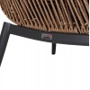 ΠΟΛΥΘΡΟΝΑ LOUNGE ΜΕ ΥΠΟΠΟΔΙΟ REMVAZZO HM6561.01 ΑΛΟΥΜΙΝΙΟ ΓΚΡΙ--WICKER 89x94x98Υεκ