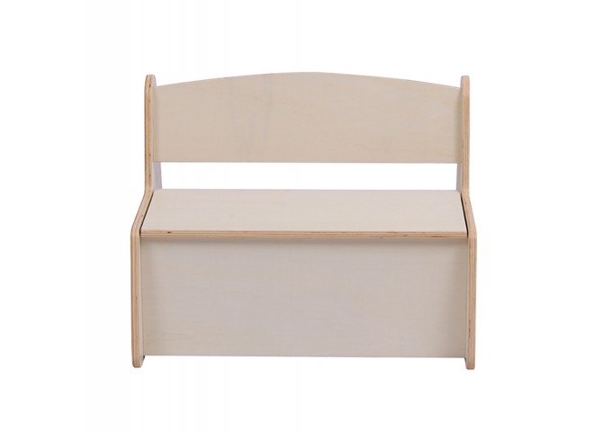 ΠΑΓΚΑΚΙ ΠΑΙΔΙΚΟ ΜΕ ΑΠΟΘ.ΧΩΡΟ RICKI HM18342.01 MDF & ΚΟΝΤΡΑΠΛΑΚΕ ΦΥΣΙΚΟ 63x43x47Υεκ