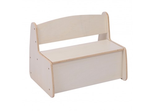 ΠΑΓΚΑΚΙ ΠΑΙΔΙΚΟ ΜΕ ΑΠΟΘ.ΧΩΡΟ RICKI HM18342.01 MDF & ΚΟΝΤΡΑΠΛΑΚΕ ΦΥΣΙΚΟ 63x43x47Υεκ