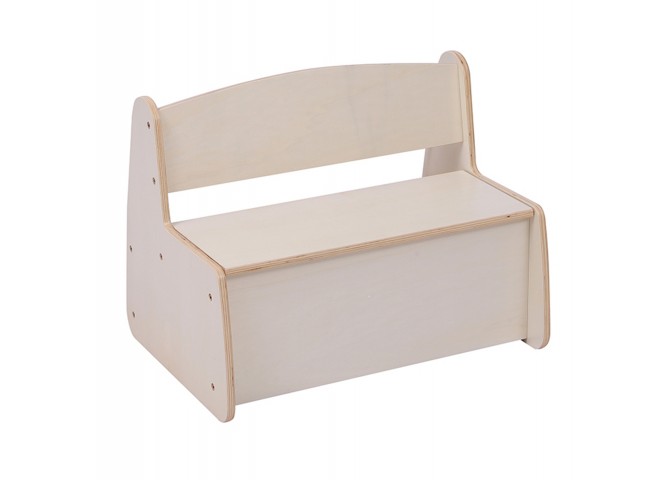 ΠΑΓΚΑΚΙ ΠΑΙΔΙΚΟ ΜΕ ΑΠΟΘ.ΧΩΡΟ RICKI HM18342.01 MDF & ΚΟΝΤΡΑΠΛΑΚΕ ΦΥΣΙΚΟ 63x43x47Υεκ