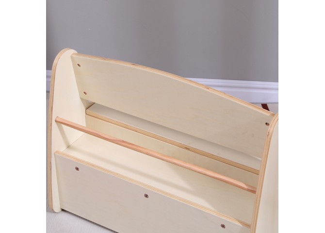 ΠΑΓΚΑΚΙ ΠΑΙΔΙΚΟ ΜΕ ΑΠΟΘ.ΧΩΡΟ RICKI HM18342.01 MDF & ΚΟΝΤΡΑΠΛΑΚΕ ΦΥΣΙΚΟ 63x43x47Υεκ