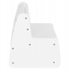 ΠΑΓΚΑΚΙ ΠΑΙΔΙΚΟ ΜΕ ΑΠΟΘ.ΧΩΡΟ RICKI HM18342.03 MDF & ΚΟΝΤΡΑΠΛΑΚΕ ΛΕΥΚΟ 63x43x47Υεκ
