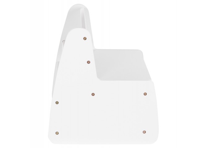 ΠΑΓΚΑΚΙ ΠΑΙΔΙΚΟ ΜΕ ΑΠΟΘ.ΧΩΡΟ RICKI HM18342.03 MDF & ΚΟΝΤΡΑΠΛΑΚΕ ΛΕΥΚΟ 63x43x47Υεκ