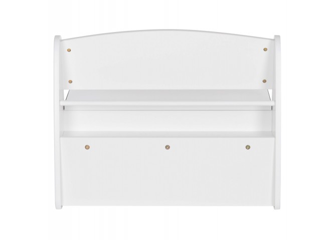 ΠΑΓΚΑΚΙ ΠΑΙΔΙΚΟ ΜΕ ΑΠΟΘ.ΧΩΡΟ RICKI HM18342.03 MDF & ΚΟΝΤΡΑΠΛΑΚΕ ΛΕΥΚΟ 63x43x47Υεκ