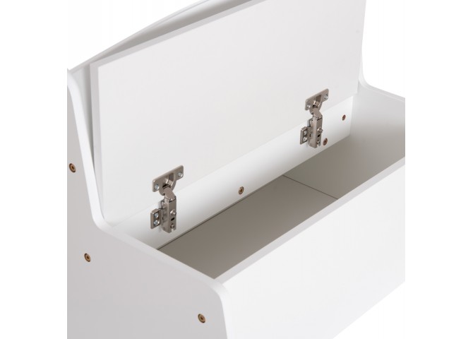 ΠΑΓΚΑΚΙ ΠΑΙΔΙΚΟ ΜΕ ΑΠΟΘ.ΧΩΡΟ RICKI HM18342.03 MDF & ΚΟΝΤΡΑΠΛΑΚΕ ΛΕΥΚΟ 63x43x47Υεκ