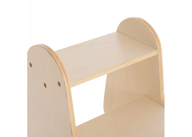 ΠΑΙΔΙΚΗ ΣΚΑΛΑ/ΣΚΑΜΠΟ RICKI HM18340.01 MDF & ΚΟΝΤΡΑΠΛΑΚΕ ΦΥΣΙΚΟ 33x43.5x40.5Υεκ