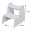 ΠΑΙΔΙΚΗ ΣΚΑΛΑ/ΣΚΑΜΠΟ RICKI HM18340.03 MDF & ΚΟΝΤΡΑΠΛΑΚΕ ΛΕΥΚΟ 33x43.5x40.5Υεκ