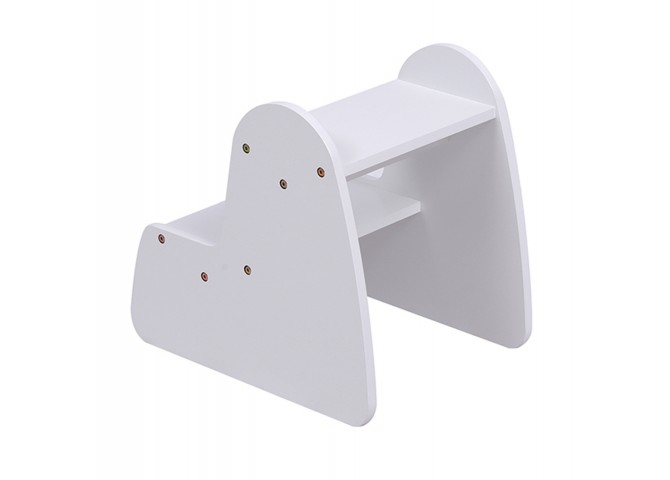 ΠΑΙΔΙΚΗ ΣΚΑΛΑ/ΣΚΑΜΠΟ RICKI HM18340.03 MDF & ΚΟΝΤΡΑΠΛΑΚΕ ΛΕΥΚΟ 33x43.5x40.5Υεκ