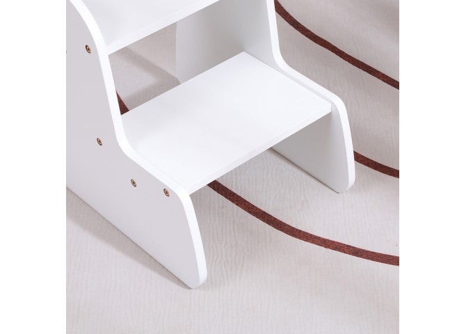 ΠΑΙΔΙΚΗ ΣΚΑΛΑ/ΣΚΑΜΠΟ RICKI HM18340.03 MDF & ΚΟΝΤΡΑΠΛΑΚΕ ΛΕΥΚΟ 33x43.5x40.5Υεκ