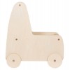 ΠΑΙΔΙΚΟ ΤΡΟΛΕΥ/ΚΑΡΟΤΣΑΚΙ RICKI HM18341.01 MDF & ΚΟΝΤΡΑΠΛΑΚΕ ΦΥΣΙΚΟ 33x45x50Υεκ