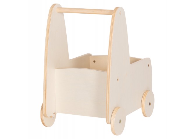 ΠΑΙΔΙΚΟ ΤΡΟΛΕΥ/ΚΑΡΟΤΣΑΚΙ RICKI HM18341.01 MDF & ΚΟΝΤΡΑΠΛΑΚΕ ΦΥΣΙΚΟ 33x45x50Υεκ