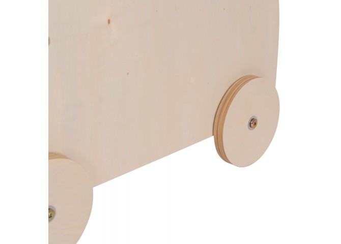 ΠΑΙΔΙΚΟ ΤΡΟΛΕΥ/ΚΑΡΟΤΣΑΚΙ RICKI HM18341.01 MDF & ΚΟΝΤΡΑΠΛΑΚΕ ΦΥΣΙΚΟ 33x45x50Υεκ