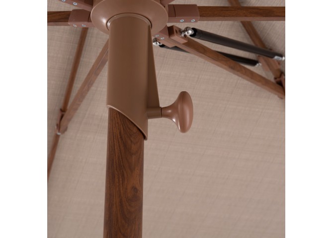 ΟΜΠΡΕΛΑ ΕΠΑΓΓΕΛΜΑΤΙΚΗ GLADELL 3X3m HM6604.02 ΜΠΕΖ ΠΑΝΙ-HEAT TRANSFER ΑΛΟΥΜΙΝΙΟ