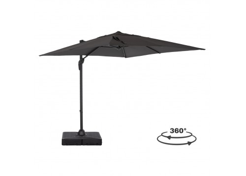 ΕΠΑΓΓΕΛΜΑΤΙΚΗ ΟΜΠΡΕΛΑ 2.7x2.7μ ΜΕ ΒΑΣΗ ΝΕΡΟΥ JAVANTE HM10857.01 ΓΚΡΙ ΑΛΟΥΜ. & ΠΑΝΙ
