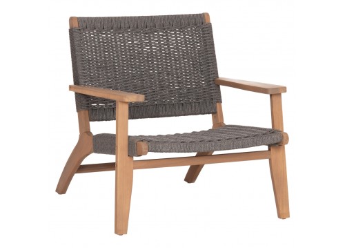 ΠΟΛΥΘΡΟΝΑ LOUNGE MONTER HM6241.02 ΞΥΛΟ ΑΚΑΚΙΑΣ ΦΥΣΙΚΟ-ΣΧΟΙΝΙ ΓΚΡΙ 78x62x67Υεκ