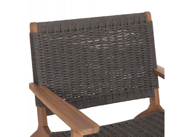 ΠΟΛΥΘΡΟΝΑ LOUNGE MONTER HM6241.02 ΞΥΛΟ ΑΚΑΚΙΑΣ ΦΥΣΙΚΟ-ΣΧΟΙΝΙ ΓΚΡΙ 78x62x67Υεκ