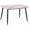 ΤΡΑΠΕΖΙ RAVEN HM9854.04 ΚΕΡΑΜΙΚΟ TOP ΜΕ ΟΨΗ ΜΑΡΜΑΡΟΥ τ.CALACATTA 120x70x73Υεκ.