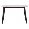 ΤΡΑΠΕΖΙ RAVEN HM9854.04 ΚΕΡΑΜΙΚΟ TOP ΜΕ ΟΨΗ ΜΑΡΜΑΡΟΥ τ.CALACATTA 120x70x73Υεκ.
