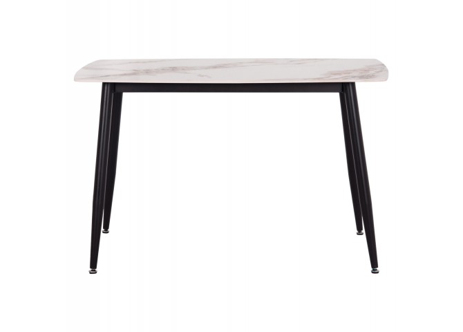 ΤΡΑΠΕΖΙ RAVEN HM9854.04 ΚΕΡΑΜΙΚΟ TOP ΜΕ ΟΨΗ ΜΑΡΜΑΡΟΥ τ.CALACATTA 120x70x73Υεκ.