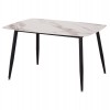 ΤΡΑΠΕΖΙ RAVEN HM9854.04 ΚΕΡΑΜΙΚΟ TOP ΜΕ ΟΨΗ ΜΑΡΜΑΡΟΥ τ.CALACATTA 120x70x73Υεκ.