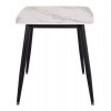 ΤΡΑΠΕΖΙ RAVEN HM9854.04 ΚΕΡΑΜΙΚΟ TOP ΜΕ ΟΨΗ ΜΑΡΜΑΡΟΥ τ.CALACATTA 120x70x73Υεκ.