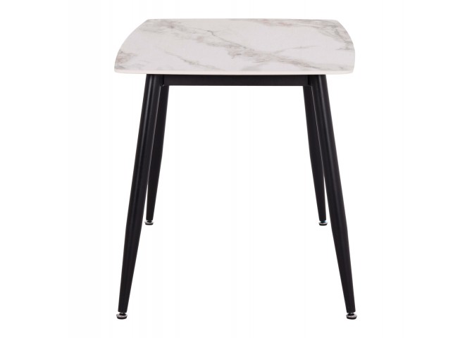 ΤΡΑΠΕΖΙ RAVEN HM9854.04 ΚΕΡΑΜΙΚΟ TOP ΜΕ ΟΨΗ ΜΑΡΜΑΡΟΥ τ.CALACATTA 120x70x73Υεκ.