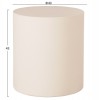 ΤΡΑΠΕΖΙ ΜΕΣΗΣ ΣΤΡΟΓΓΥΛΟ KYOKO HM6592.02 ΜΠΕΖ FIBER CEMENT Φ40x43Υεκ.