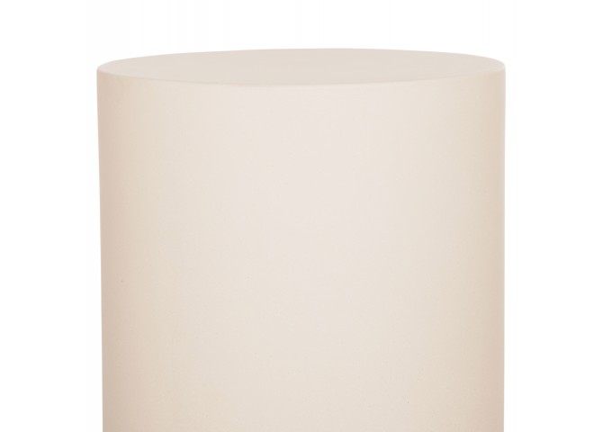 ΤΡΑΠΕΖΙ ΜΕΣΗΣ ΣΤΡΟΓΓΥΛΟ KYOKO HM6592.02 ΜΠΕΖ FIBER CEMENT Φ40x43Υεκ.