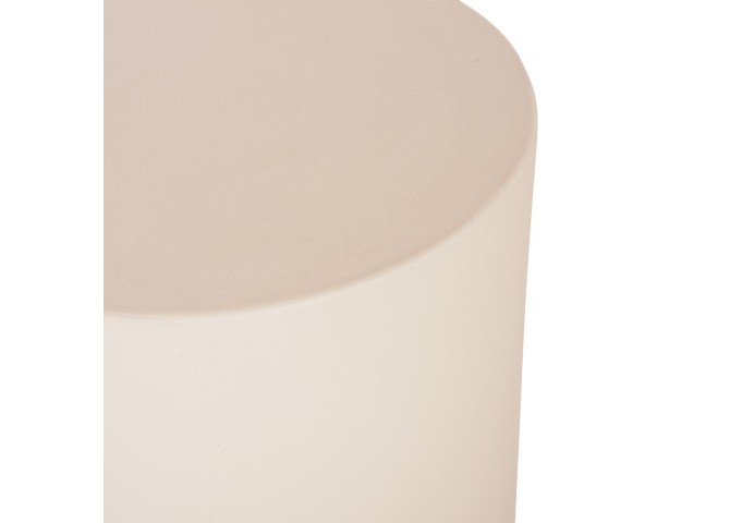 ΤΡΑΠΕΖΙ ΜΕΣΗΣ ΣΤΡΟΓΓΥΛΟ KYOKO HM6592.02 ΜΠΕΖ FIBER CEMENT Φ40x43Υεκ.