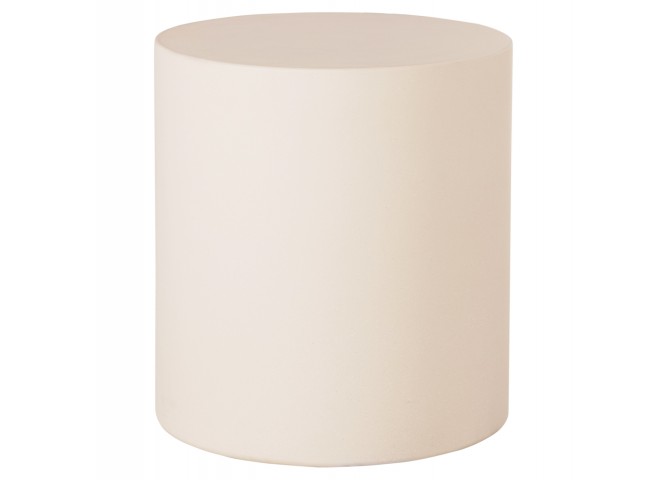 ΤΡΑΠΕΖΙ ΜΕΣΗΣ ΣΤΡΟΓΓΥΛΟ KYOKO HM6592.02 ΜΠΕΖ FIBER CEMENT Φ40x43Υεκ.