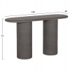 ΚΟΝΣΟΛΑ KENJI HM6584.01 FIBER CEMENT ΣΕ ΓΚΡΙ--140x40x78Υεκ.