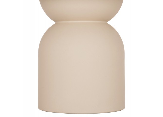 ΤΡΑΠΕΖΙ ΤΡΑΠΕΖΑΡΙΑΣ ΣΤΡΟΓΓΥΛΟ KAZVIN HM6582.02 ΜΠΕΖ FIBER CEMENT Φ130x75Υεκ