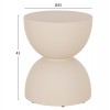 ΣΚΑΜΠΟ ΣΤΡΟΓΓΥΛΟ ZINI HM6580.02 FIBER CEMENT ΣΕ ΜΠΕΖ Φ36x43Υεκ
