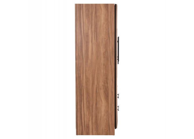 ΝΤΟΥΛΑΠΑ 3ΦΥΛΛΗ ΜΕ 2 ΣΥΡΤΑΡΙΑ HARRY HM18390.01 ΜΕΛΑΜΙΝΗ ΦΥΣΙΚΟ & ΜΑΥΡΟ 150x55x180Υεκ