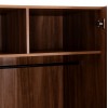 ΝΤΟΥΛΑΠΑ 3ΦΥΛΛΗ ΜΕ 2 ΣΥΡΤΑΡΙΑ HARRY HM18390.01 ΜΕΛΑΜΙΝΗ ΦΥΣΙΚΟ & ΜΑΥΡΟ 150x55x180Υεκ