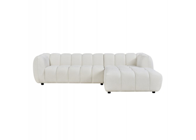 ΚΑΝΑΠΕΣ ΓΩΝΙΑ (ΔΕΞΙΑ) LYKKE HM3326.02R ΕΚΡΟΥ ΥΦΑΣΜΑ 280x89-165(η γωνία)x70Υεκ