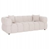 ΚΑΝΑΠΕΣ 3-ΘΕΣΙΟΣ NORIKA HM3331.02 ΕΚΡΟΥ ΥΦΑΣΜΑ 228x91x72Υεκ.