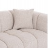 ΚΑΝΑΠΕΣ 3-ΘΕΣΙΟΣ NORIKA HM3331.02 ΕΚΡΟΥ ΥΦΑΣΜΑ 228x91x72Υεκ.