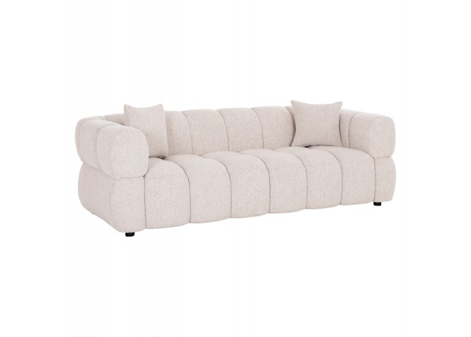 ΚΑΝΑΠΕΣ 3-ΘΕΣΙΟΣ NORIKA HM3331.02 ΕΚΡΟΥ ΥΦΑΣΜΑ 228x91x72Υεκ.