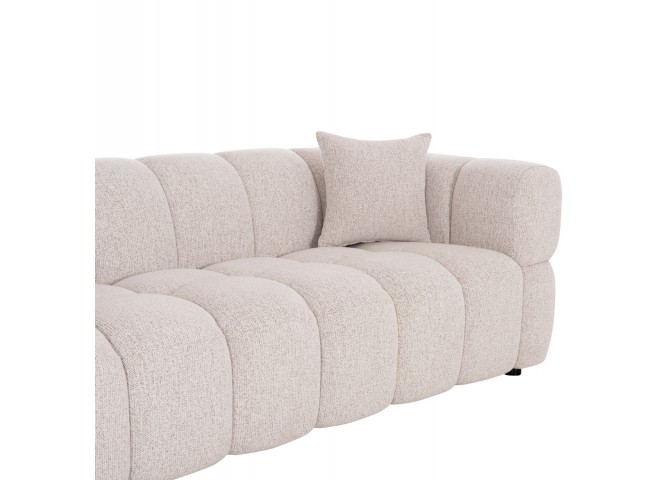 ΚΑΝΑΠΕΣ 3-ΘΕΣΙΟΣ NORIKA HM3331.02 ΕΚΡΟΥ ΥΦΑΣΜΑ 228x91x72Υεκ.