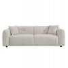 ΚΑΝΑΠΕΣ 3-ΘΕΣΙΟΣ JUNOA HM3333.02 ΕΚΡΟΥ ΥΦΑΣΜΑ 228x89x74Υεκ