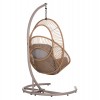 ΚΡΕΜΑΣΤΗ ΦΩΛΙΑ RULER HM6083.02 ΚΑΠΟΥΤΣΙΝΟ ΜΕΤΑΛ.- P.E.RATTAN-ΜΑΞΙΛΑΡΙ 120x110x190Υ