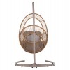 ΚΡΕΜΑΣΤΗ ΦΩΛΙΑ RULER HM6083.02 ΚΑΠΟΥΤΣΙΝΟ ΜΕΤΑΛ.- P.E.RATTAN-ΜΑΞΙΛΑΡΙ 120x110x190Υ