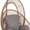 ΚΡΕΜΑΣΤΗ ΦΩΛΙΑ RULER HM6083.02 ΚΑΠΟΥΤΣΙΝΟ ΜΕΤΑΛ.- P.E.RATTAN-ΜΑΞΙΛΑΡΙ 120x110x190Υ