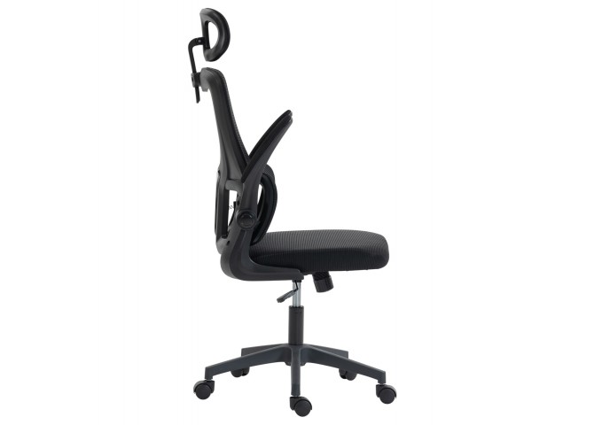 ΚΑΡΕΚΛΑ ΓΡΑΦΕΙΟΥ KESI HM1222.01 ΜΑΥΡO MESH & PP 52x50x122Υεκ.