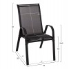 ΣΕΤ ΤΡΑΠΕΖΑΡΙΑΣ 5ΤΜΧ ADAM HM10896.03 ΤΡΑΠΕΖΙ 120x70εκ & 4 ΠΟΛΥΘΡΟΝΕΣ--ΜΑΥΡΟ